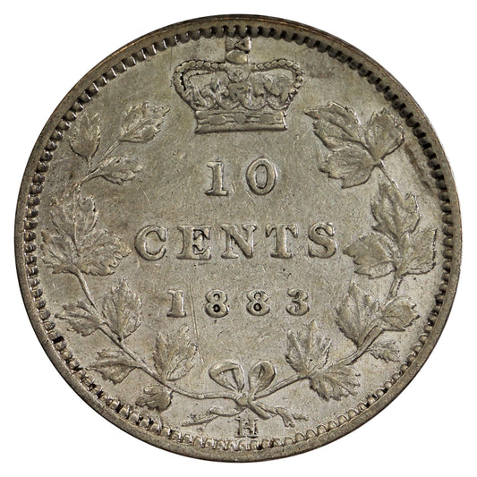 1883H Canada 10-cents Very Fine (VF20) $