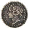 1886 Large Knob 6, Obv. 5 Canada 10-cents VF-EF (VF30) $
