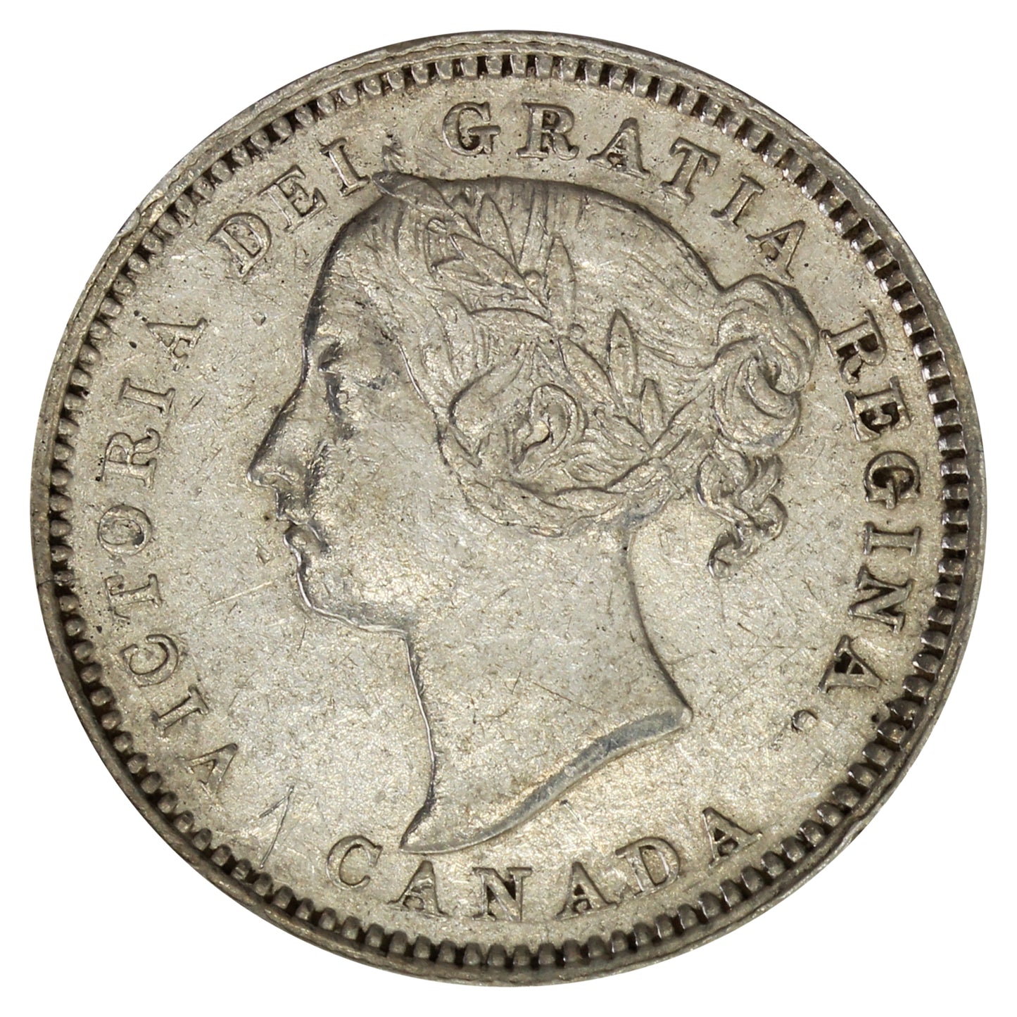 1890H Canada 10-cents Extra Fine (EF40) $