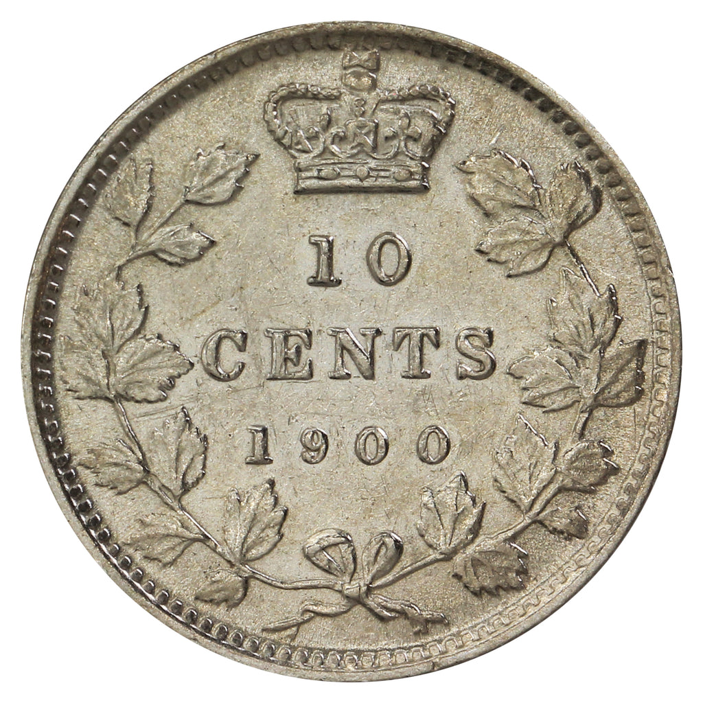 1900 Canada 10-cents AU-UNC (AU55) $