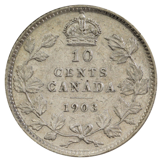 1903 Canada 10-cents VF-EF (VF30) $