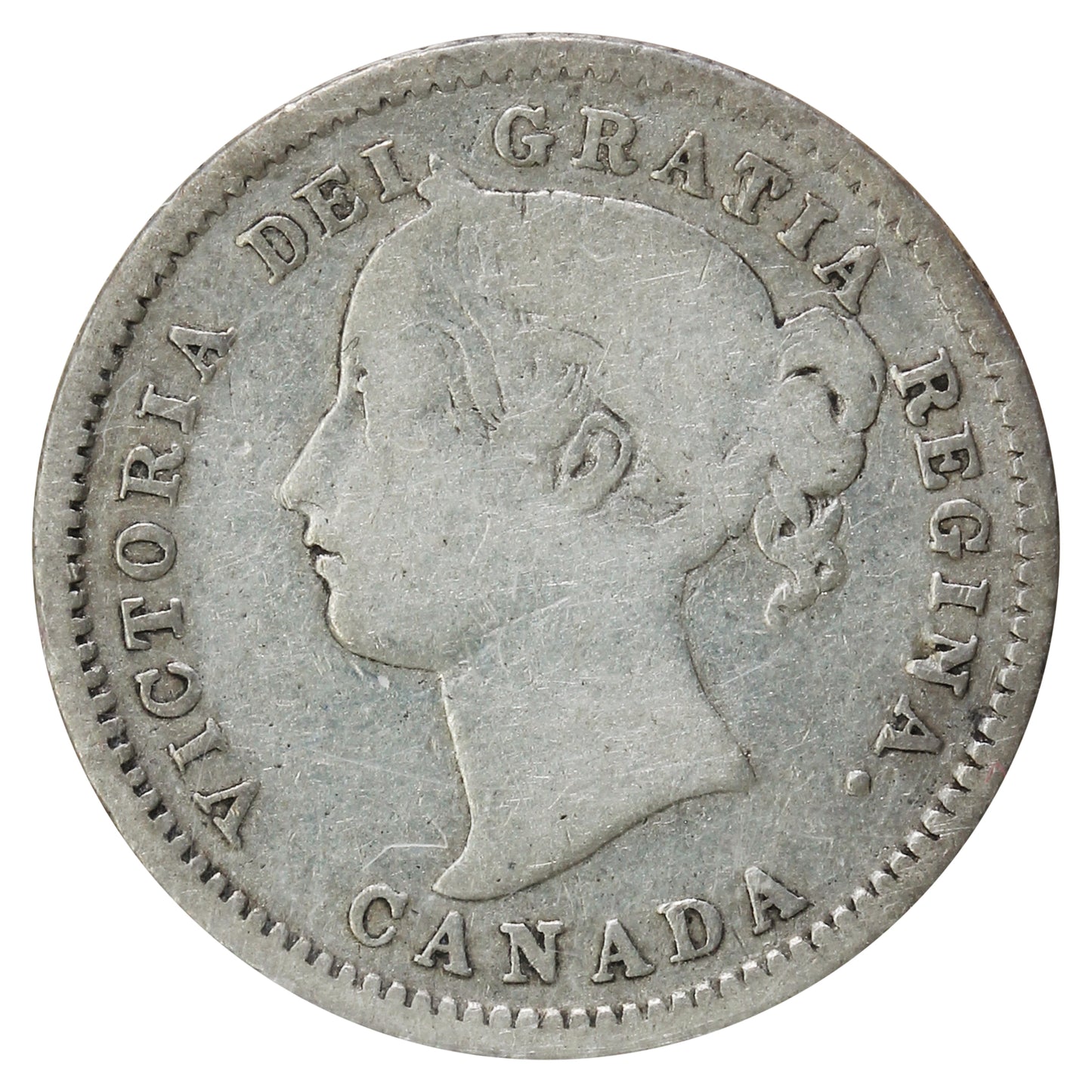 1875H Canada 10-cents ICCS Certified VG8