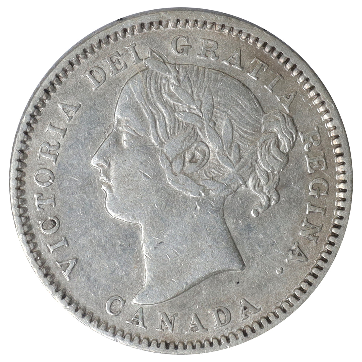 1883H Canada 10-cents ICCS Certified VF30