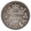 1893 Flat Top 3, Obv. 5 Canada 10-cents ICCS Certified VG8