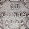 1893 Flat Top 3, Obv. 5 Canada 10-cents ICCS Certified VG8