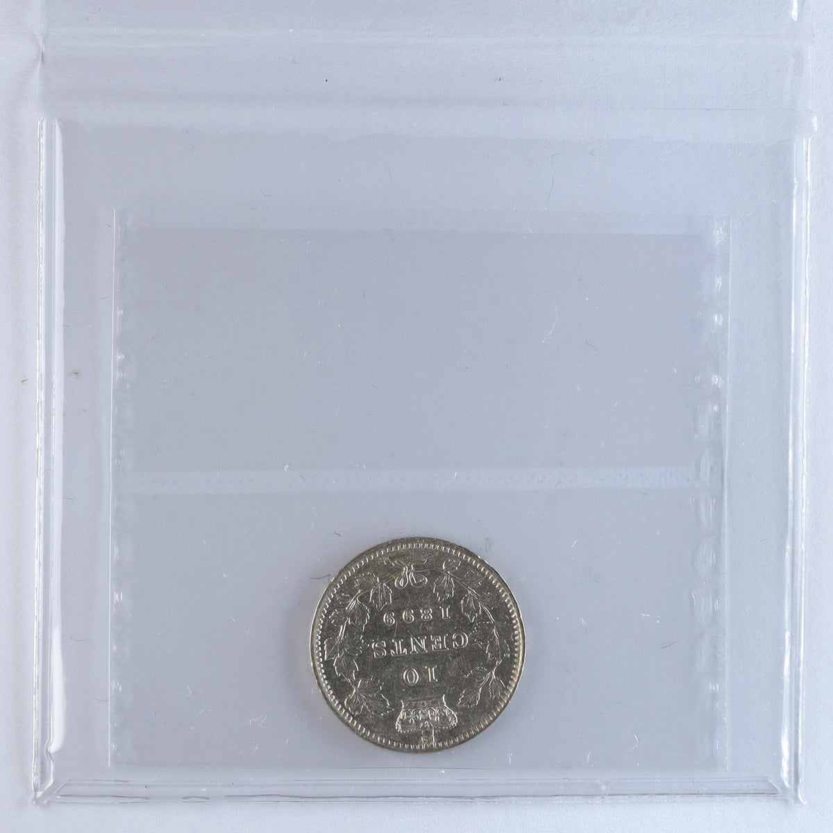 1899 Large 9's Canada 10-cents ICCS Certified EF45