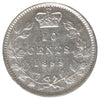 1899 Large 9's Canada 10-cents ICCS Certified EF45