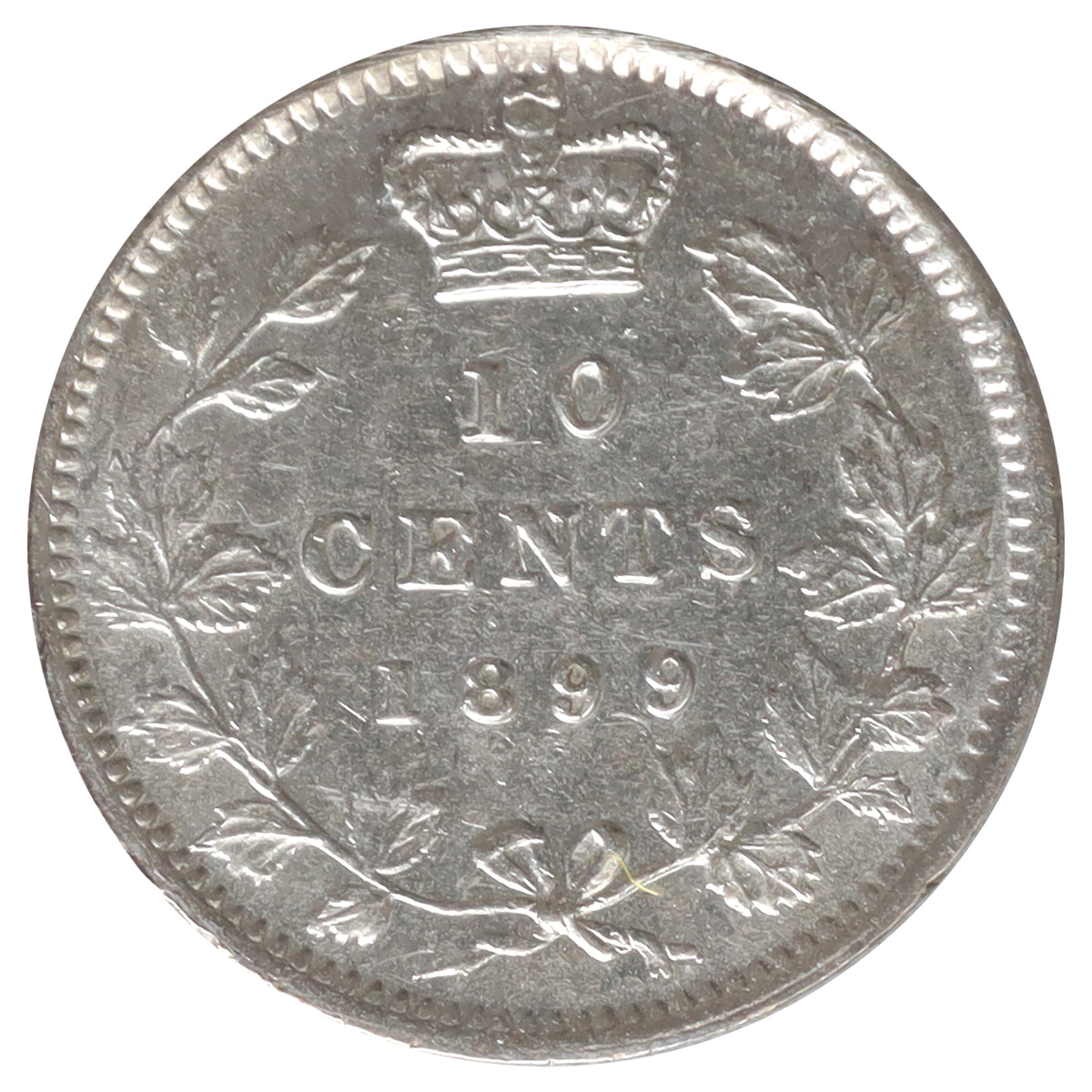 1899 Large 9's Canada 10-cents ICCS Certified EF45
