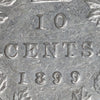 1899 Large 9's Canada 10-cents ICCS Certified EF45