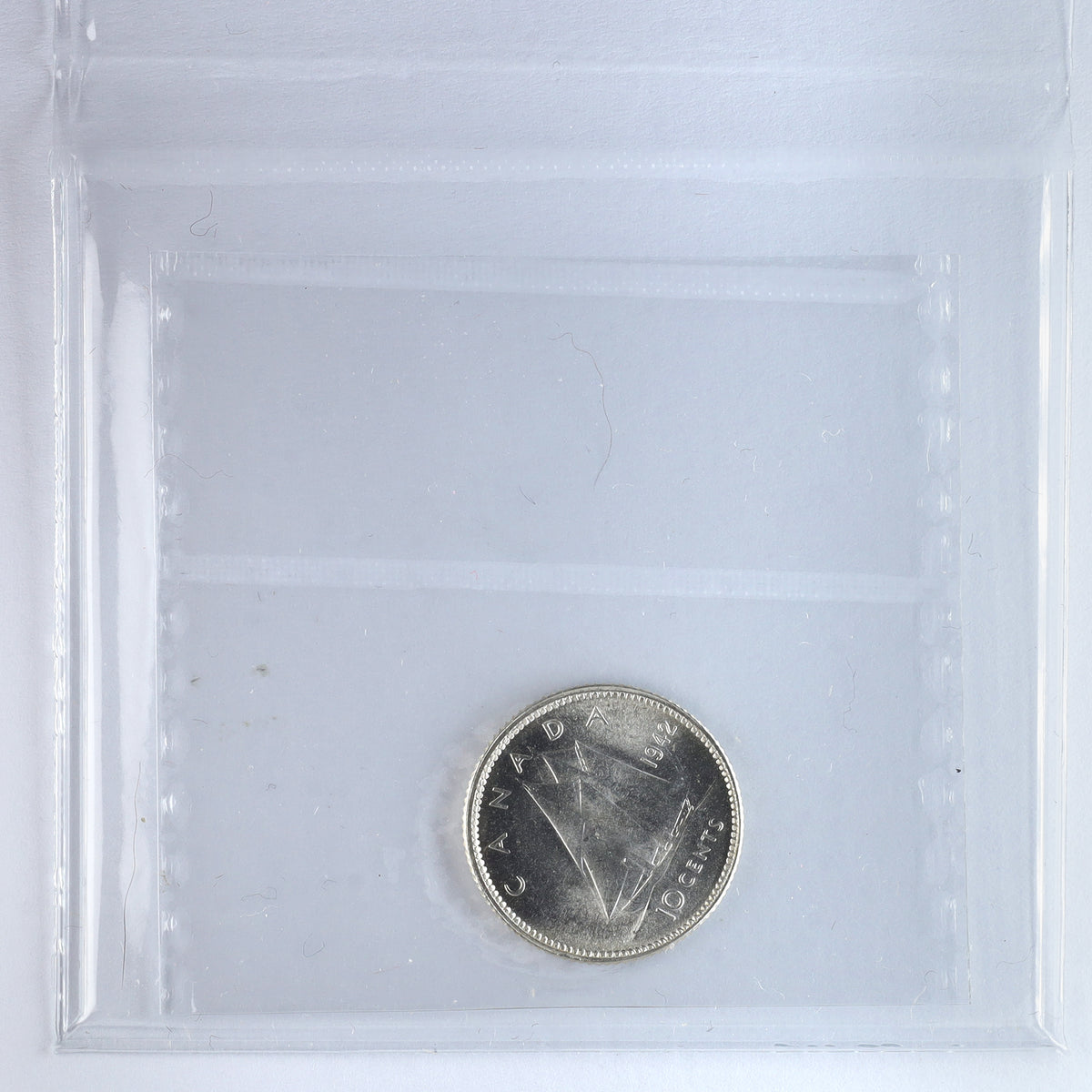 1942 Canada 10-cents ICCS Certified MS65 (XHT 171)