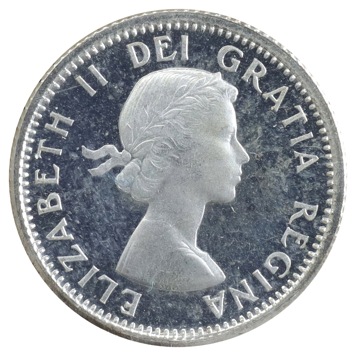 1958 Canada 10-cents ICCS Certified PL66 UHC