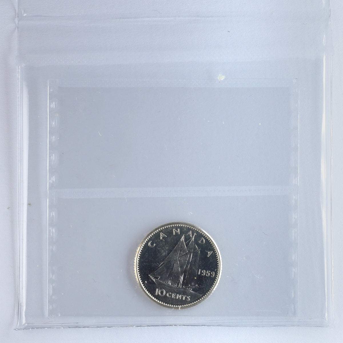 1959 Canada 10-cents ICCS Certified PL67