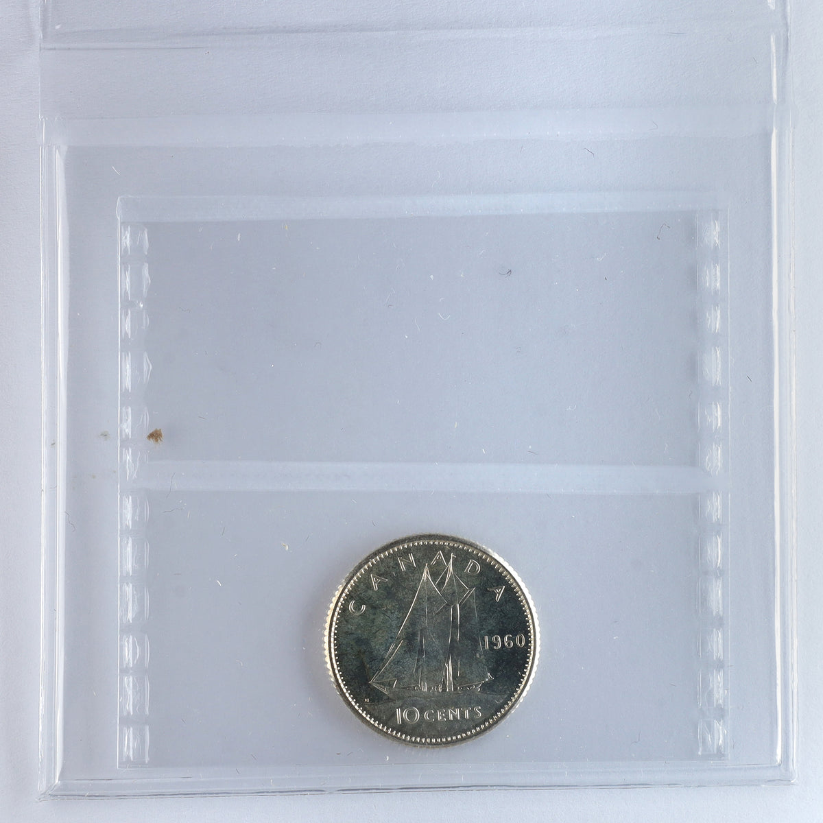 1960 Canada 10-cents ICCS Certified PL67