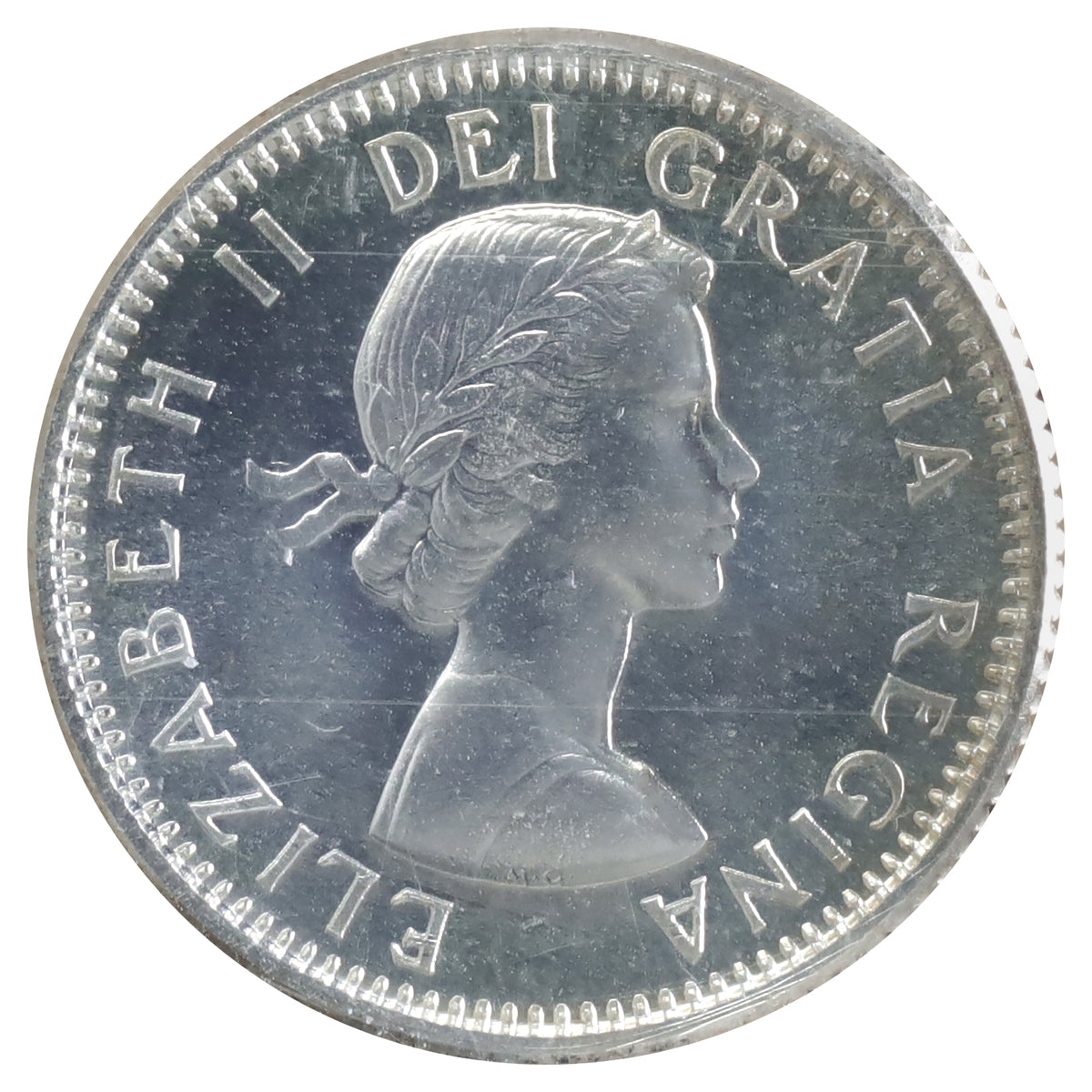 1960 Canada 10-cents ICCS Certified PL67