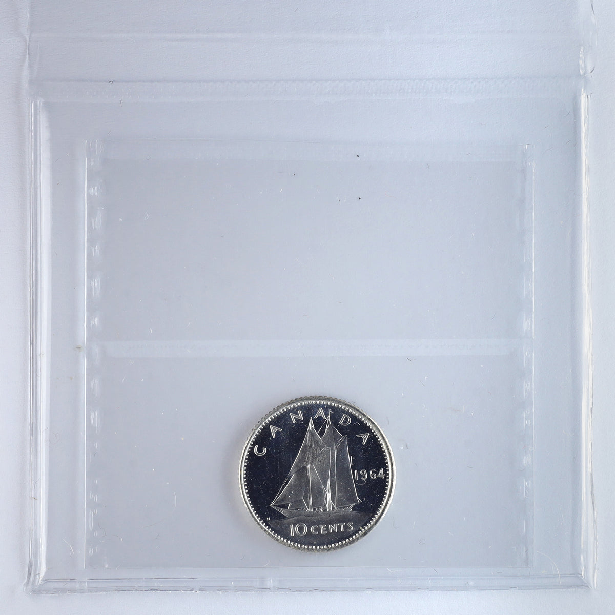 1964 Canada 10-cents ICCS Certified PL67 UHC