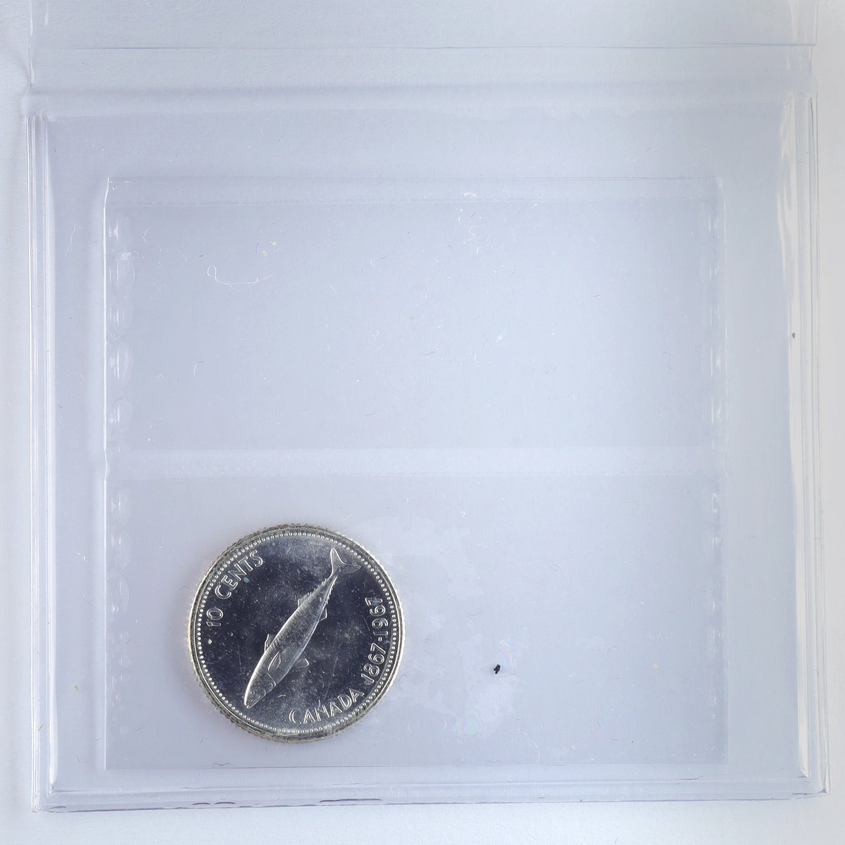 1967 Canada 10-cents ICCS Certified MS66
