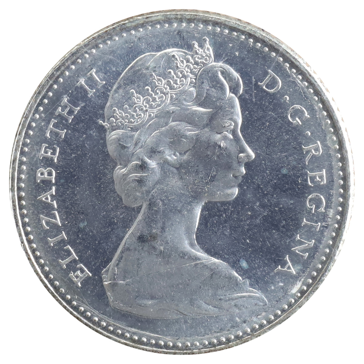 1967 Canada 10-cents ICCS Certified MS66