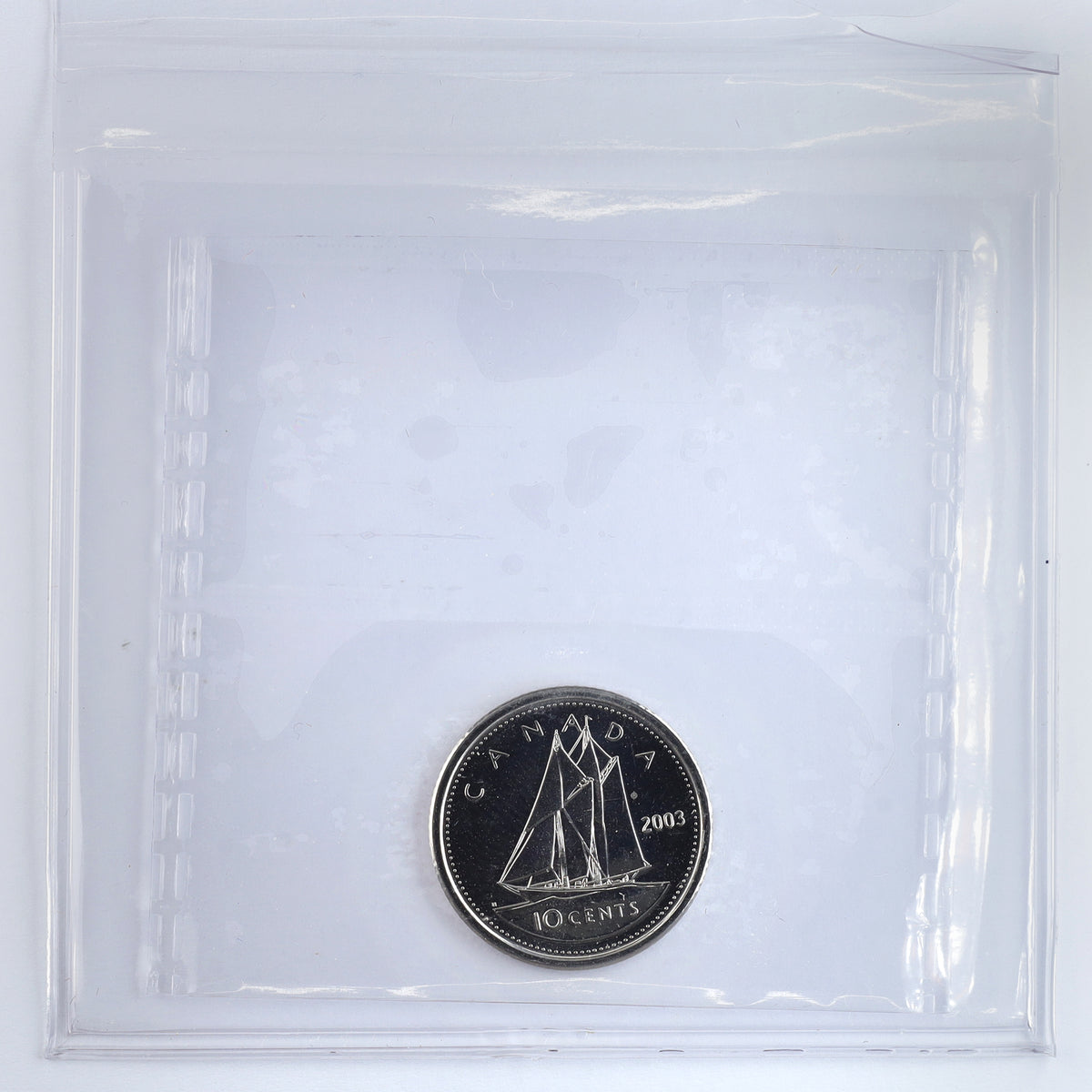 2003WP New Effigy Canada 10-cents ICCS Certified MS65