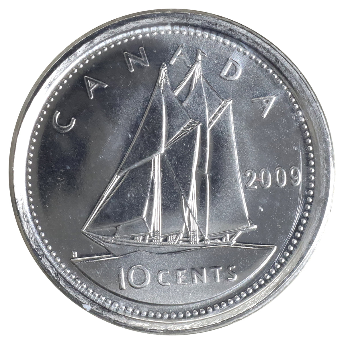 2009 Canada 10-cents ICCS Certified MS67