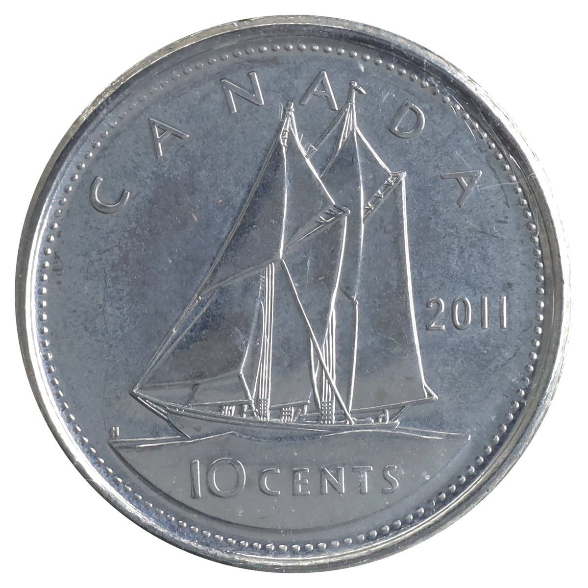 2011 Canada 10-cents ICCS Certified MS67