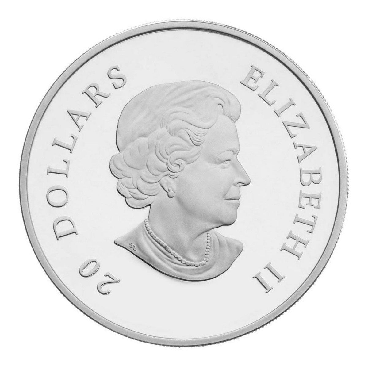 2010 Canada $20 Tanzanite Crystal Snowflake Fine Silver