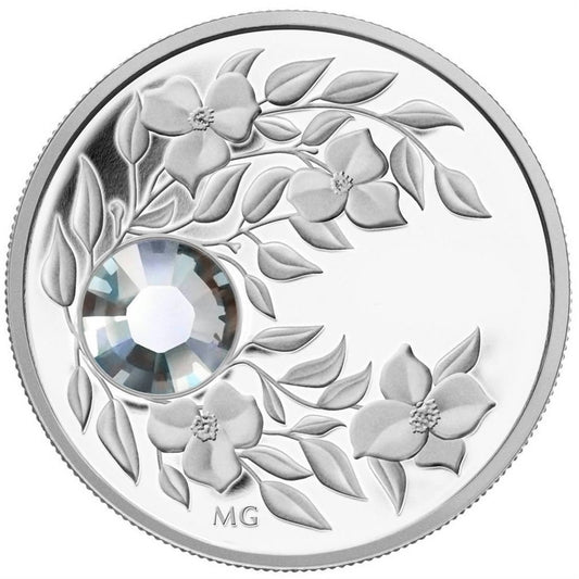 2012 Canada $3 Birthstone Collection - April Fine Silver