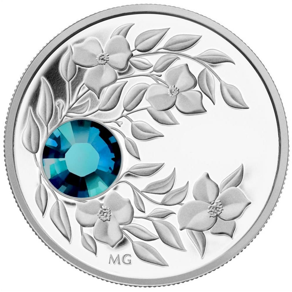 2012 Canada $3 Birthstone Collection - December Fine Silver