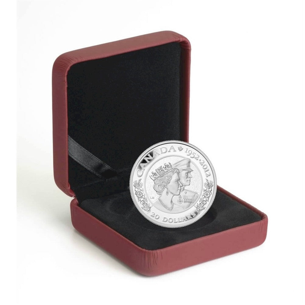 2012 Canada $20 The Queen's Diamond Jubilee Double Effigy (TAX Exempt)