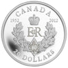 2012 Canada $20 Queen's Diamond Jubilee - Royal Cypher Silver (No Tax)