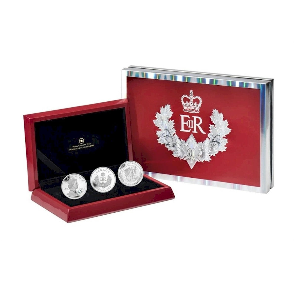 2012 Canada $20 Queen's Diamond Jubilee Silver 3-Coin Set (No Tax)