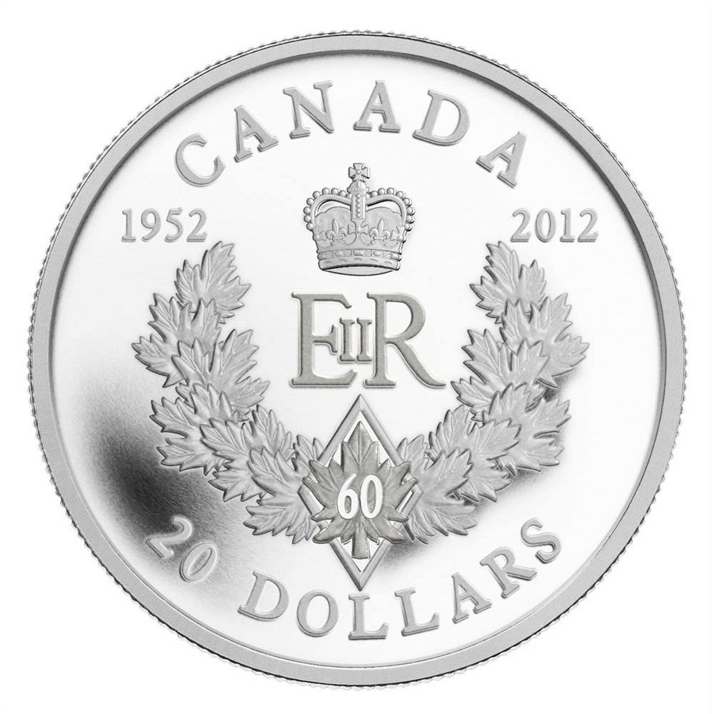 2012 Canada $20 Queen's Diamond Jubilee Silver 3-Coin Set (No Tax)