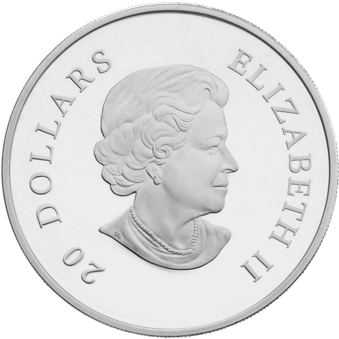 2011 Canada $20 Emerald Crystal Snowflake Fine Silver