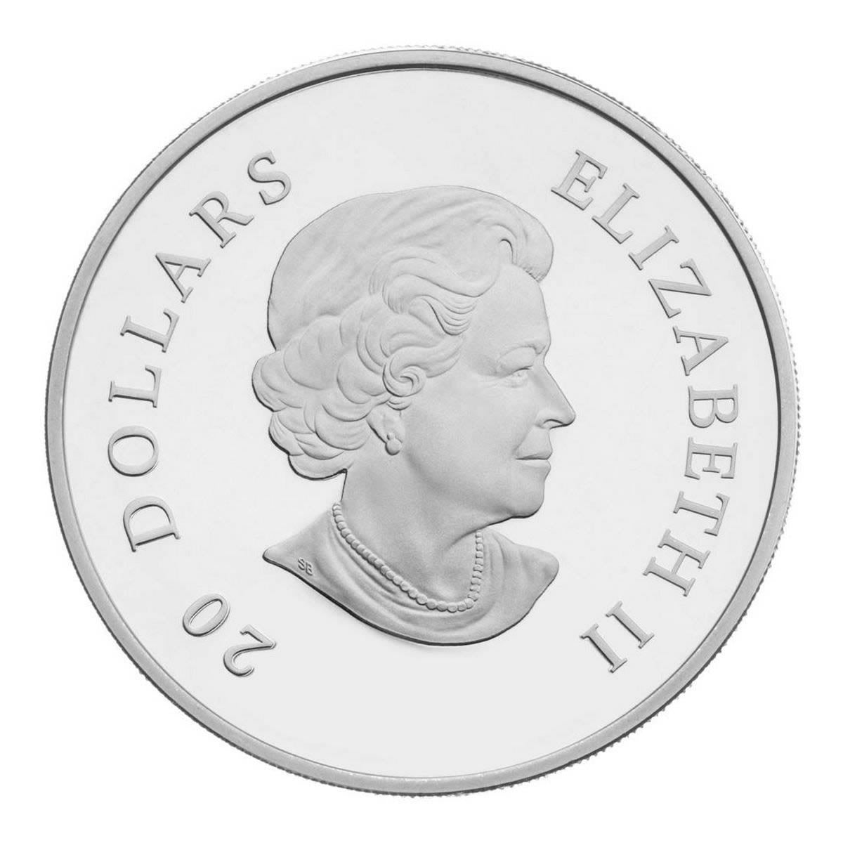 2011 Canada $20 Christmas Tree Fine Silver Coin