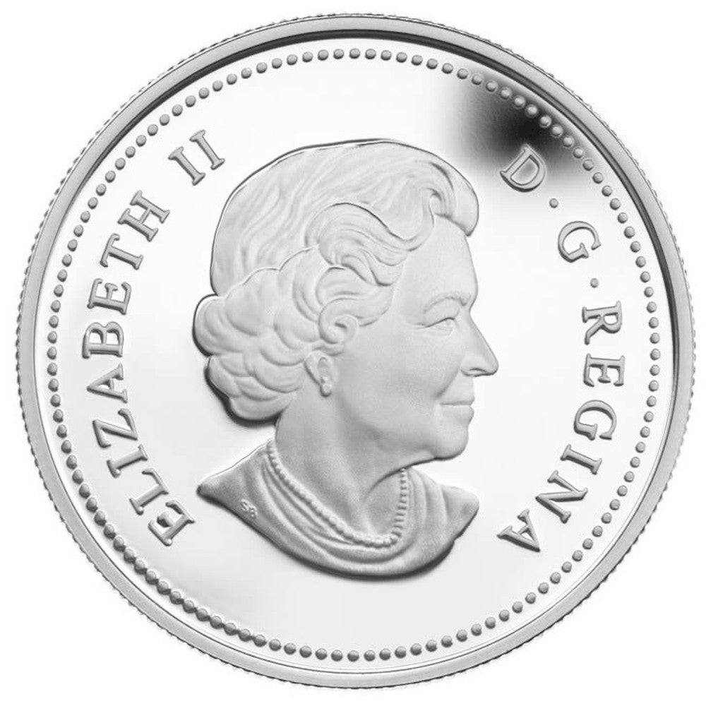 2012 Canada $20 Swarovski Crystals - Rhododendron Fine Silver