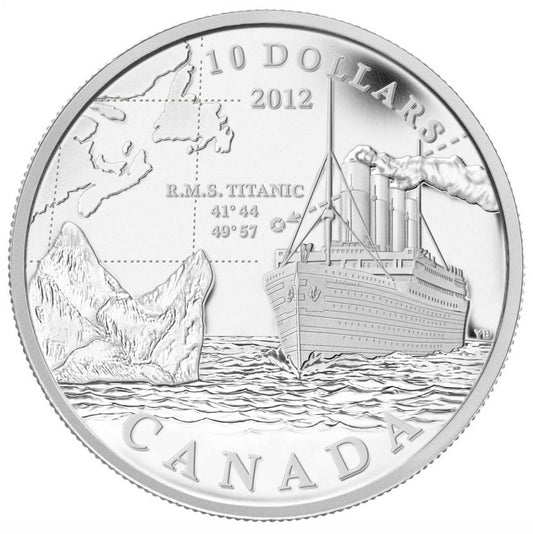 2012 Canada $10 R.M.S. Titanic Fine Silver Coin (TAX Exempt)