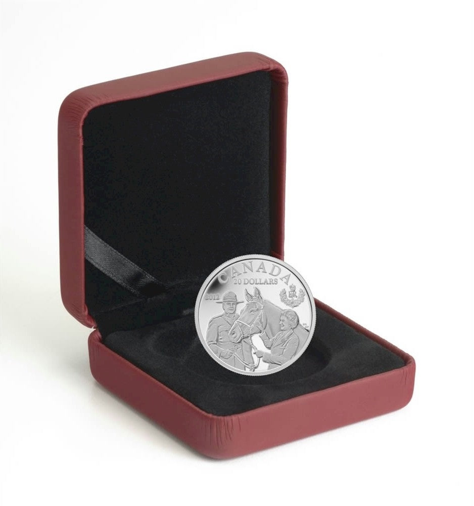 2012 Canada $20 The Queen's Visit to Canada RCMP Fine Silver (No Tax)
