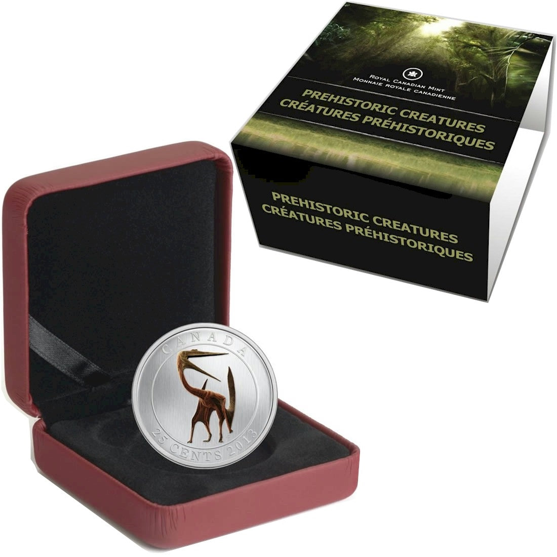 2013 Canada 25-cent Prehistoric Animals - Quetzalcoatlus (#2)