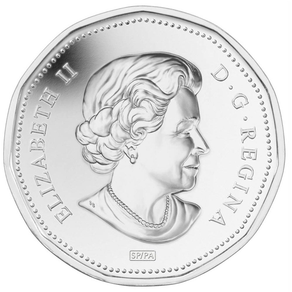 2012 Canada $1 25th Anniversary of the Loonie Fine Silver (No Tax)