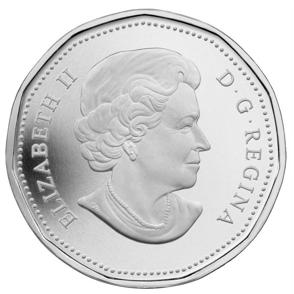 2012 Canada $1 Lucky Loonie Fine Silver Coin (TAX Exempt)