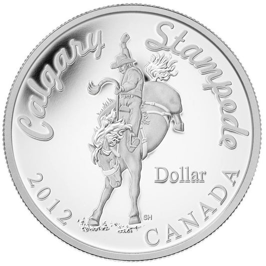 2012 Canada $1 Calgary Stampede Centennial S.E. Proof Silver (No Tax)