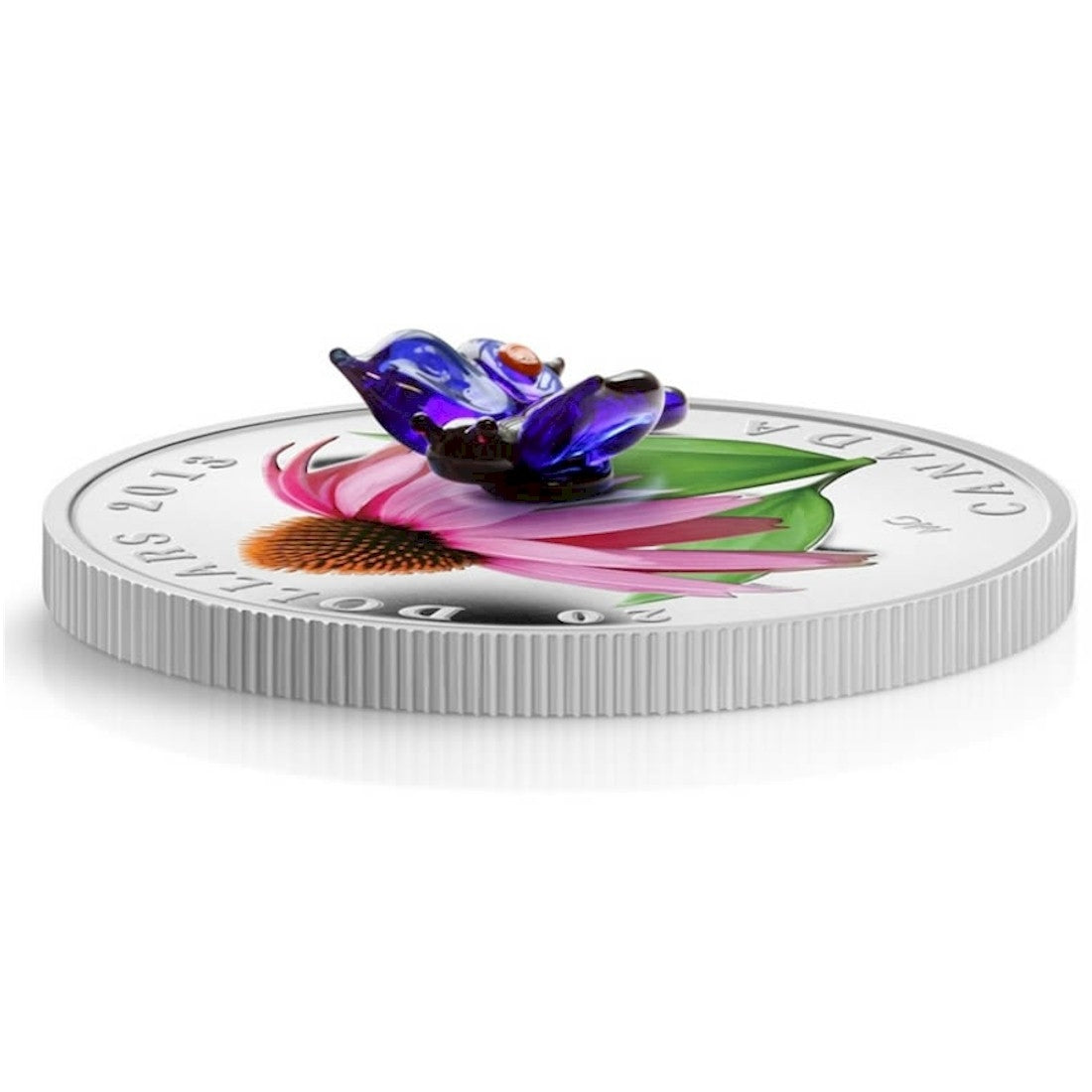2013 Canada $20 Purple Coneflower & Eastern Tailed Blue Butterfly