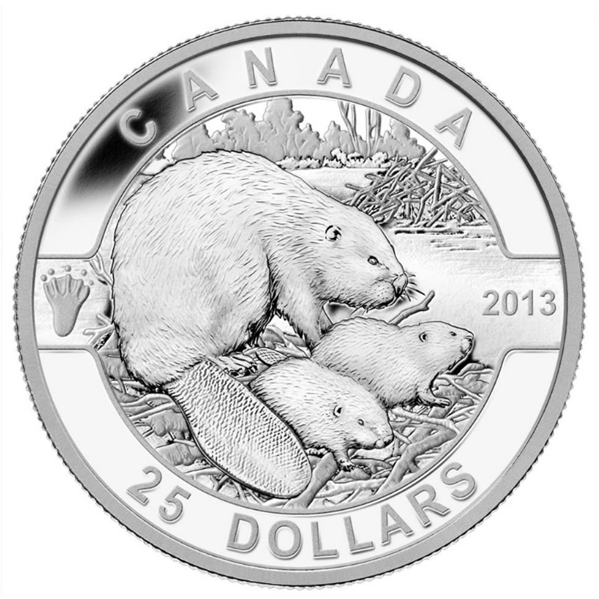 2013 O Canada $25 5-Coin Set in Deluxe Wooden Box (No Tax)