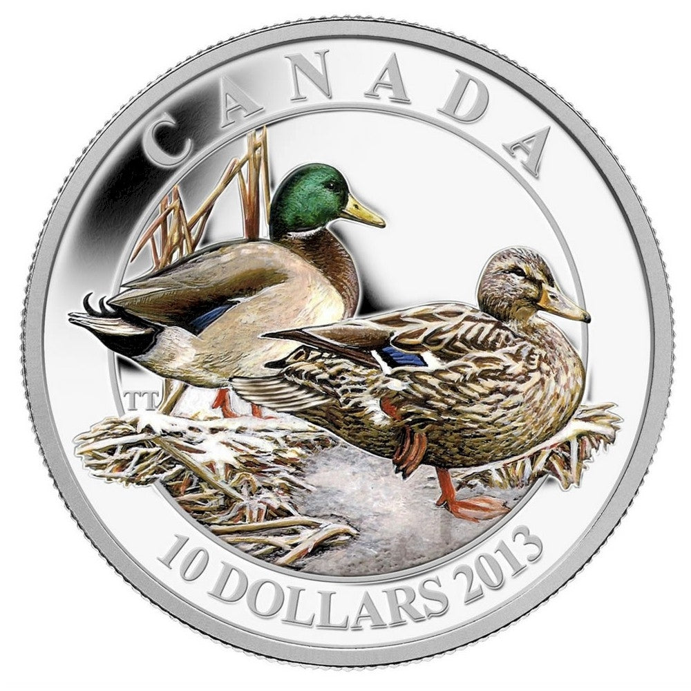 2013-2014 $10 Ducks of Canada 3-coin Deluxe Box Set & Caller (No Tax)
