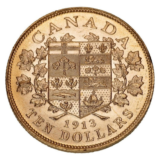 1913 $10 Canada's First Gold Coins - Hand-Selected Gold