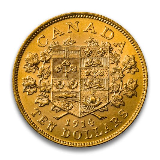 1914 Canada $10 Hand-Selected Gold Coin - Canada's First Gold Coins