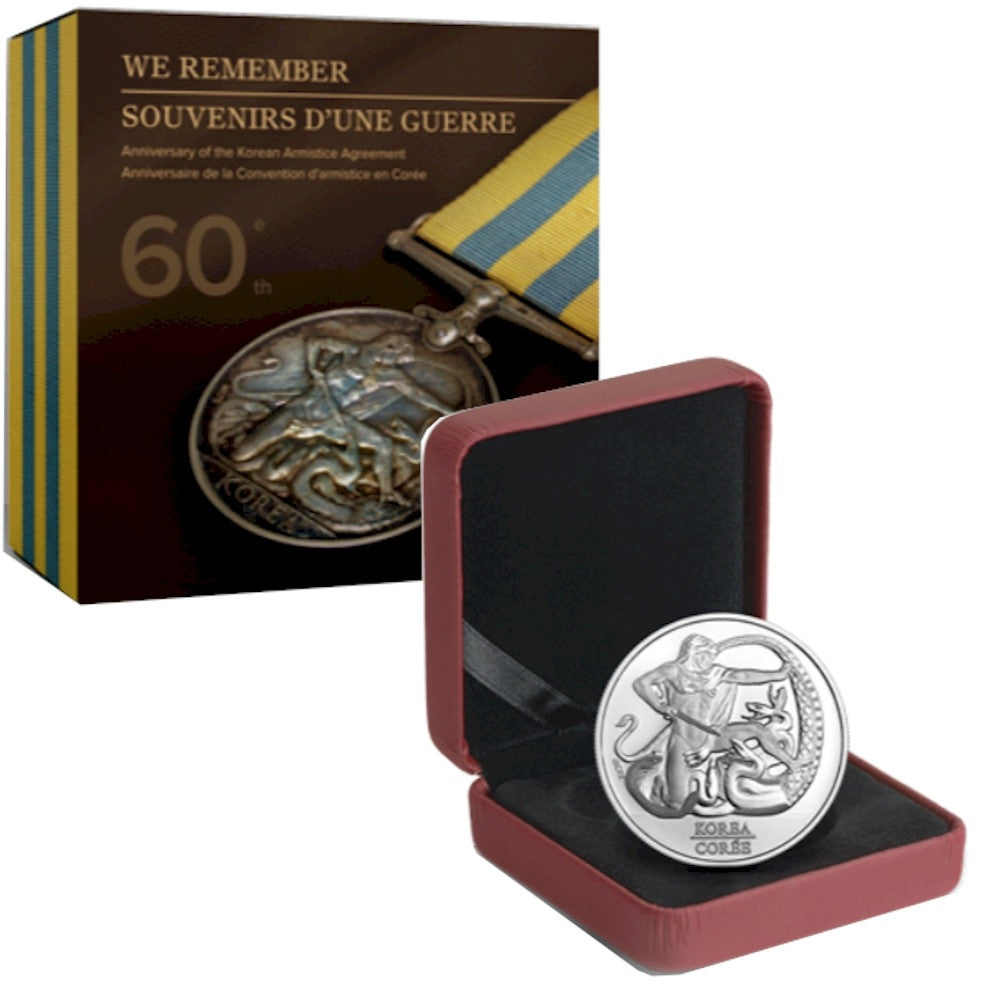 2013 Canada $1 Korean Armistice Anniversary Special Edition Proof Silver Dollar (NO Tax)