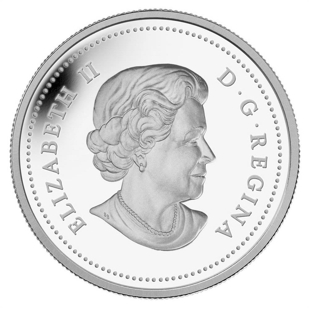 2013 Canada $20 Holiday Wreath with Crystals Fine Silver