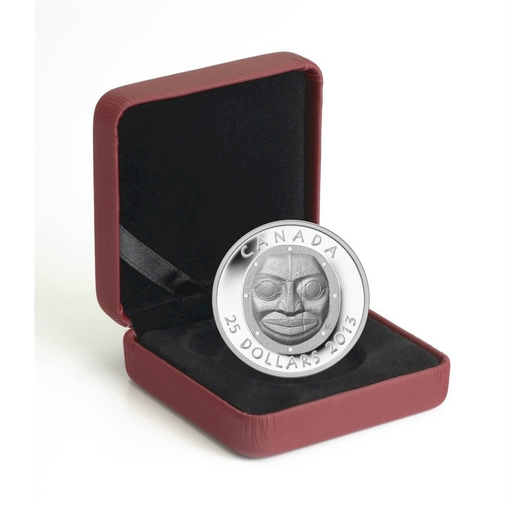 2013 Canada $25 Grandmother Moon Mask Fine Silver (TAX Exempt)