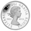 2013 Canada $50 Queen's Coronation Coloured 5oz. Fine Silver (No Tax)