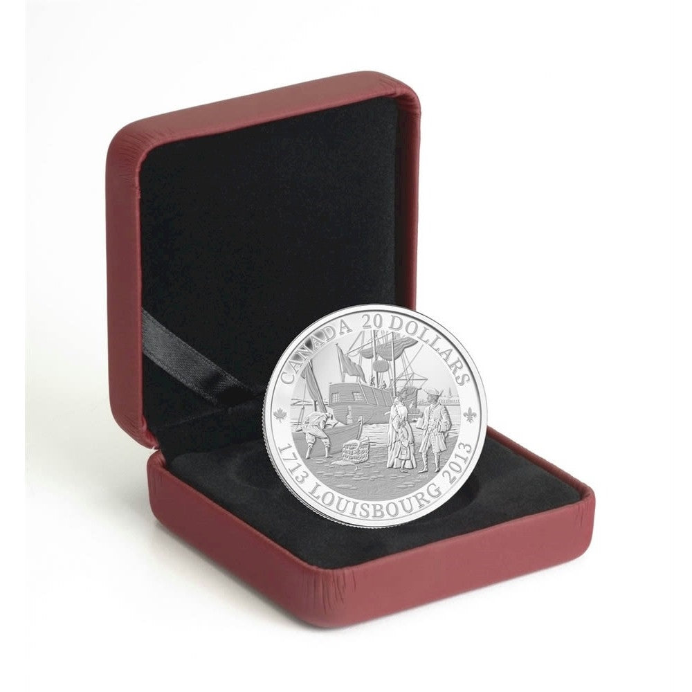 2013 Canada $20 300th Anniversary of Louisbourg Fine Silver (No Tax)